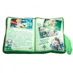 Подушка Книжка Нахида Геншин Импакт Nahida Book Plush (18274) Bioworld Каменка-Днепровская