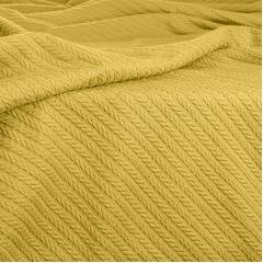 Покрывало 240х260 Summer Knitted Braid Cosas желтый Херсон