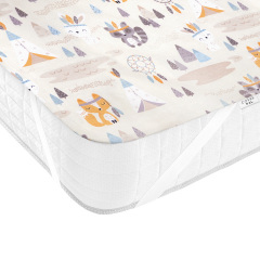 Непромокаемый наматрасник 70х120 см BIG DREAM ANIMALS Cosas Бежевый Чернігів