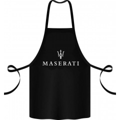 Фартук с принтом Арбуз Maserati 68 см Черный Покровськ