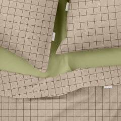 Полуторное постельное белье BEIGE GEOMETRY CS5 Cosas Бежевый 160х220 см Измаил