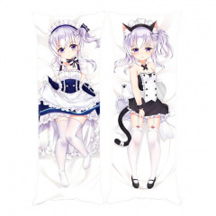 Подушка обнимашка дакимакура Белфаст Лазурный путь Azur Lane v2 120x40см (22167) Bioworld Оріхів