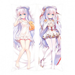 Подушка обнимашка дакимакура Ле Малин Лазурный путь Azur Lane v2 120x40см (22132) Bioworld Кам'янка-Дніпровська