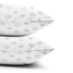 Набор наволочек Cosas GREY CROWN 40х60 см Белый Братське