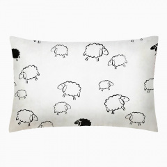 Набор наволочки и простыня Cosas SHEEP&MINT DOTS CS1 Ранфорс 220х240 см Белый Куйбышево