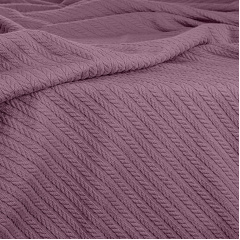 Покрывало 230х240 Aurora Knitted Braid Cosas лаванда Херсон
