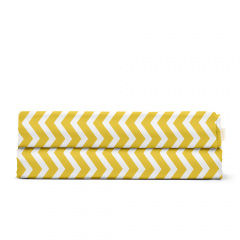 Простыня 240х260 см YELLOW ZIGZAG Cosas Новая Каховка