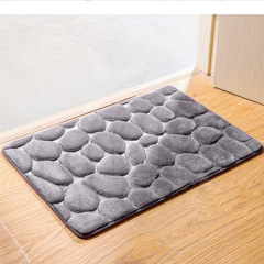 Коврик в ванную комнату Home Styles с эффектом памяти антискользящий 40х60 см Серый 01463 Запоріжжя
