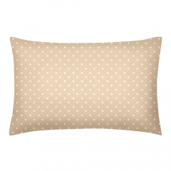 Евро наволочка Cosas BEIGE DOTS Ранфорс 50х70 см Бежевый Молочанск