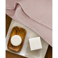 Полотенце Cosas WAFFLE ROSE CS1 Пике 40x60 см Розовый Орехов