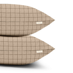 Евро постельное белье BEIGE GEOMETRY CS5 Cosas Бежевый 200х220 см Киев