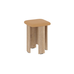 Табурет PlatePlace (кава + сонома, 35х35х45 см) Балаклея