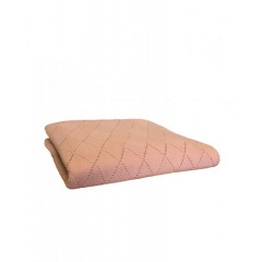 Вязаный плед Прованс Винтаж 90х130 см Розовый (3062) Киев