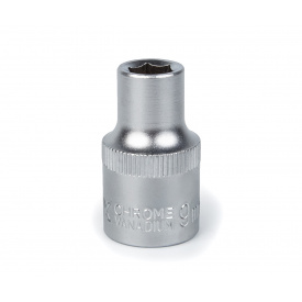 Головка торцева Polax автомобільна шестигранна 9 мм, 1/2", CrV (25-083)