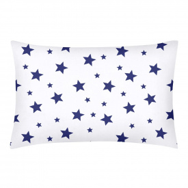 Евро наволочка Cosas BIG BLUE STARS Ранфорс 50х70 см