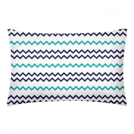 Евро наволочка Cosas SEA ZIGZAG Ранфорс 50х70 см Мятный