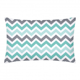 Наволочка Cosas ZIGZAG MINT GREY 60х60 см Мятный