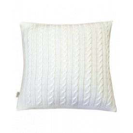 Вязаная наволочка Прованс SOFT 45х45 см Молочный (3153)