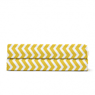 Простыня 240х260 см YELLOW ZIGZAG Cosas