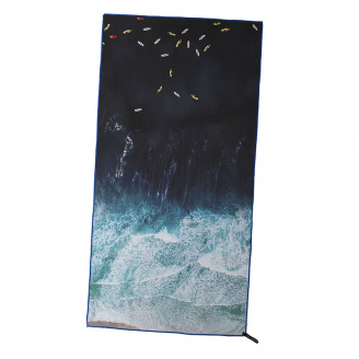 Полотенце для пляжа Ocean Beach Towel T-OST FDSO 80x160 см Темно-синий 33508382