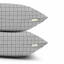 Семейная постель с простыней на резинке GREY GEOMETRY CS4 Cosas серый 2х160х220 см Гуляйполе