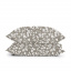 Семейный комплект на резинке Cosas BEIGE FLOWERS Ранфорс 2х160х220 см Бежевый/Серый Новое