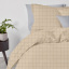 Полутораспальное пододеяльник Cosas BEIGE GEOMETRY Ранфорс 160х220 см Бежевый Балаклея