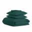 Семейный комплект Cosas DARK GREEN Ранфорс 2х160х220 см Зеленый Ковель