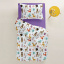 Подростковое постельное белье Colorful Animals CS4 Cosas Бежевый 160х220 см Киев