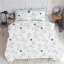 Двуспальное постельное белье Sheep Dark Grey Cosas серый 180х220 см Вінниця