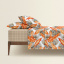 Полуторное постельное белье Orange Palms CS2 Cosas оранжевый 160х220 см Київ