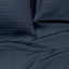 Двуспальная постель сатин с простыней на резинке DENIM CS1 Cosas Сапфир 180х220 см Львів