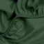 Двуспальная постель сатин с простыней на резинке GREEN Cosas Зеленый 180х220 см Винница