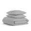 Двуспальное постельное белье Grey Geometry CS5 Cosas серый 180х220 см Балаклія