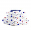 Двуспальное постельное белье Star America Dark Blue Cosas Синий 180х220 см Южноукраїнськ