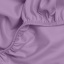Двуспальная постель сатин с простыней на резинке LAVENDER Cosas Лаванда 180х220 см Енергодар