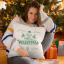 Подушка декоративная с новогодним принтом "Wish you merry Christmas" Push IT Белый Кавун П000714 Косів