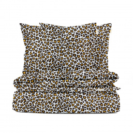 Евро постель без простыни Leopard Cosas Бежевый 200х220 см