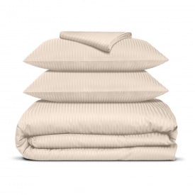 Двухспальное постельное белье сатин BISCOTTI Cosas Бежевый 180х220 см