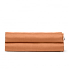 Простыня полутораспальная Cosas AMBER Ранфорс 155х240 см Оранжевый