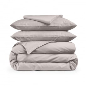 Евро постельное белье сатин IVORY Cosas Кварц 200х220 см