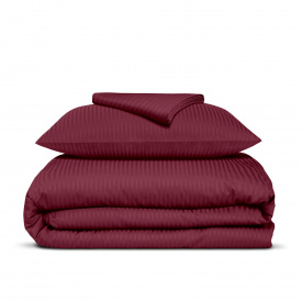 Подростковое постельное белье сатин SANGRIA Cosas Бордовый 160х220 см