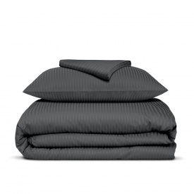 Детское постельное белье сатин в кроватку LAVA Cosas Графит 110х140 см
