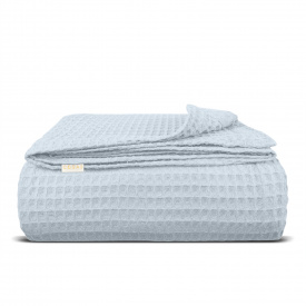 Покрывало 160х230 Skyey Greek Waffle Cosas голубой