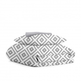 Подростковое постельное белье GREY ORNAMENT Cosas серый 155х215 см