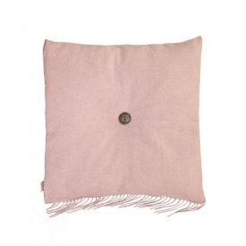 Декоративная подушка с пуговкой Прованс DIJON powder 45х45 см Бежевый/розовый (2664)