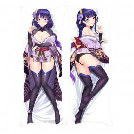 Подушка обнимашка дакимакура Райдэн Genshin Impact v4 120x40см (21281) Bioworld