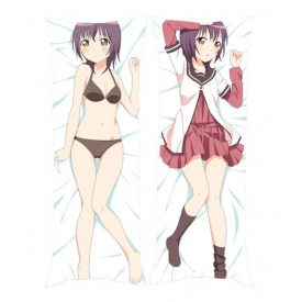 Подушка обнимашка дакимакура Юи Фунами Лилии на ветру 120x40см (22211) Bioworld