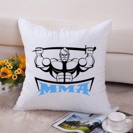 Подушка декоративная с принтом "Козак ММА" Push IT Белый Кавун П000655