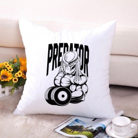 Подушка декоративная с принтом "Predator" Push IT Белый Кавун П000606